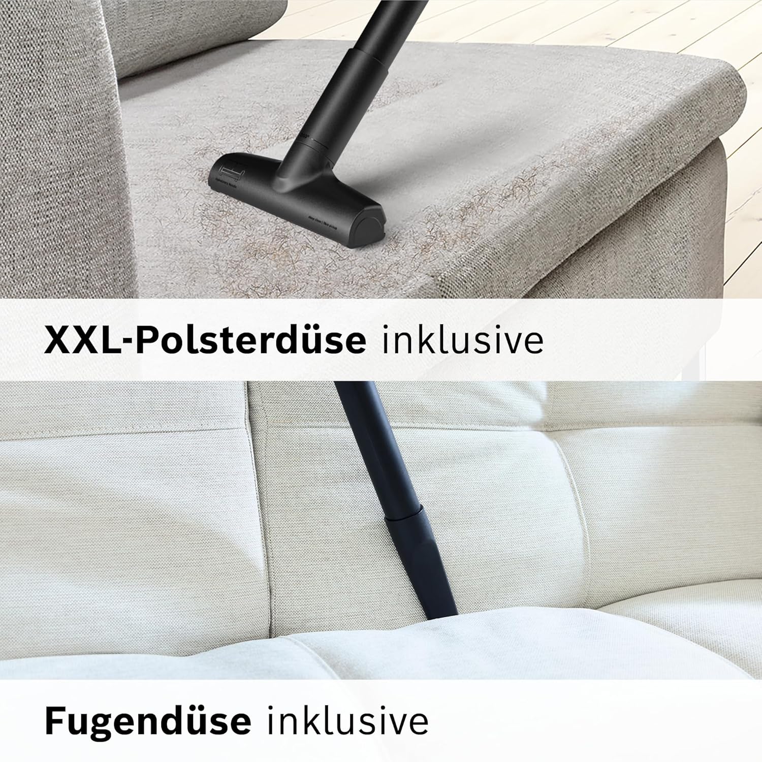 Bosch Stofzuiger met zak Serie 8 BGB75X494, sledestofzuiger, ideaal voor mensen met allergieën, hygiënefilter, vloermondstuk voor parket, tapijt, tegels, lange kabel, stil, 650 W, blauw