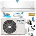 DIMSTAL 12000 BTU 3,6kW ULTRA - Split airconditioning + verwarming ECO Smart WiFi Zelfreinigend Super-ionisator Follow Me complete set stil incl. 3m leidingen
