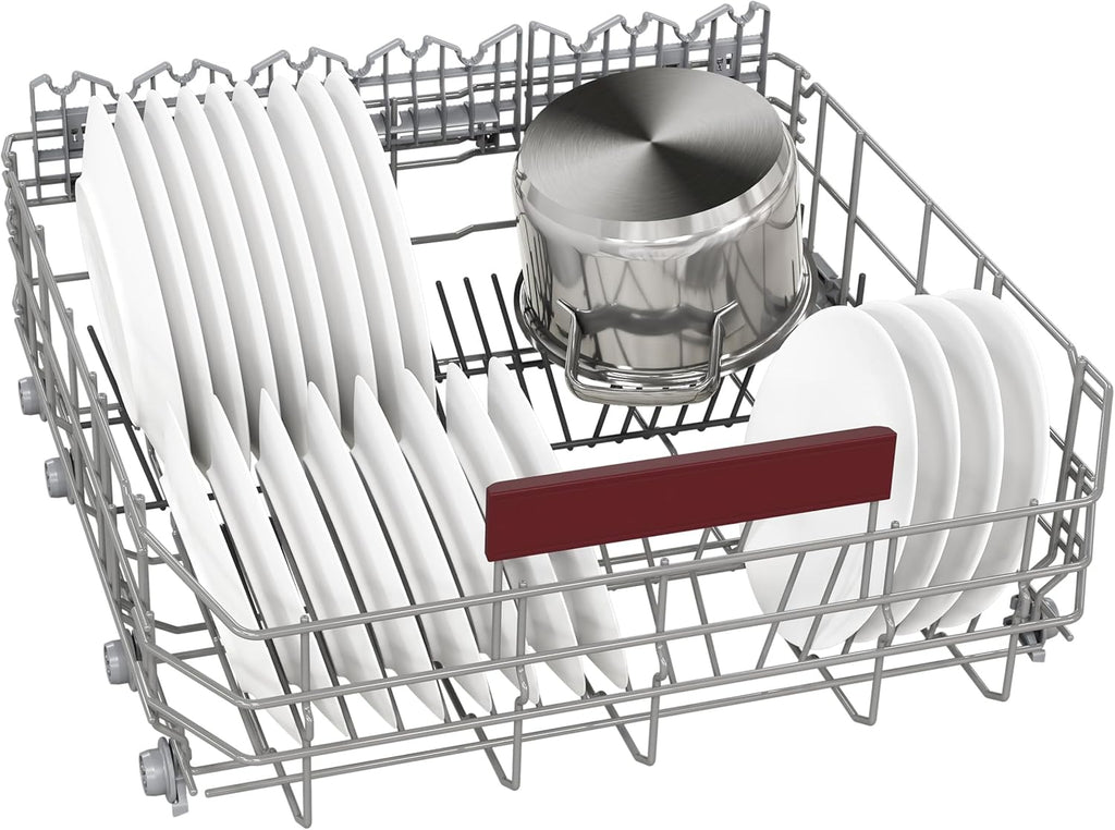 NEFF S157YCX03E, N 70, Smarter Geschirrspüler Vollintegriert, 60 cm, Besteckschublade, Made in Germany, Zeolith-Trocknung, besonders leise Spülmaschine, höhenverstellbarer Oberkorb, starker Sprühdruck