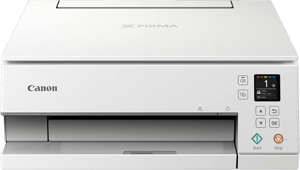 Canon PIXMA TS6350a printer, kleureninkjet multifunctioneel apparaat DIN A4 (fotoprinter, scanner, kopieerapparaat, OLED, 4.800x1.200 dpi, USB, WLAN, 5 afzonderlijke inkten, dubbelzijdig afdrukken, 2 papierladen), zwart