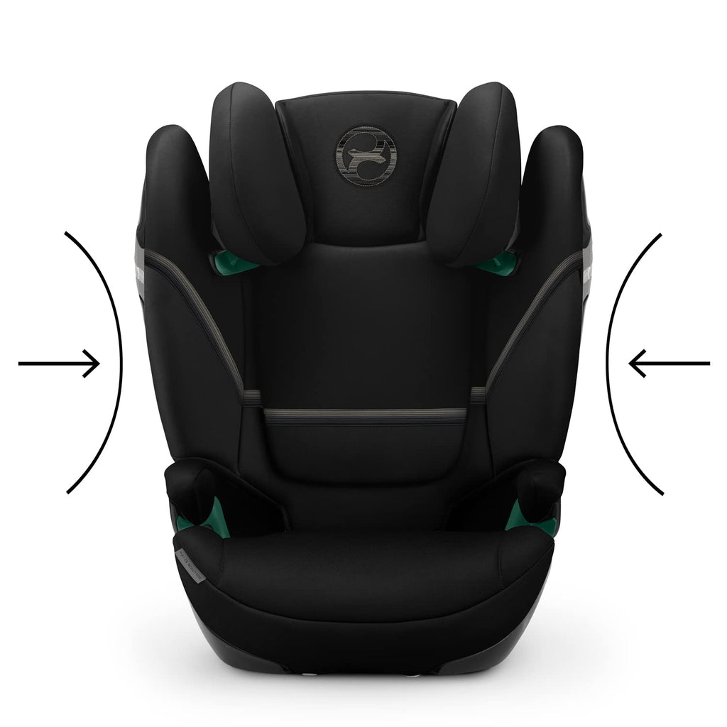 CYBEX Gold Kindersitz Solution S2 i-Fix, Für Autos mit und ohne ISOFIX, 100 - 150 cm, Ab ca. 3 bis 12 Jahre (15 - 50 kg), Lava Grey