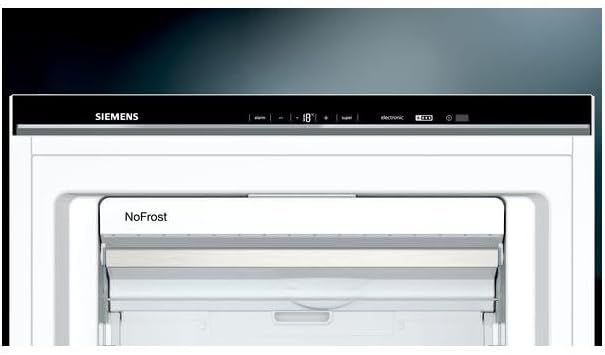 Siemens GS54NAWCV iQ500 vriezer, 176 x 70 cm, 327 L, noFrost nooit meer ontdooien, bigBox ruimte voor grote diepvriesproducten, varioZone flexibele glasplateaus en laden, wit