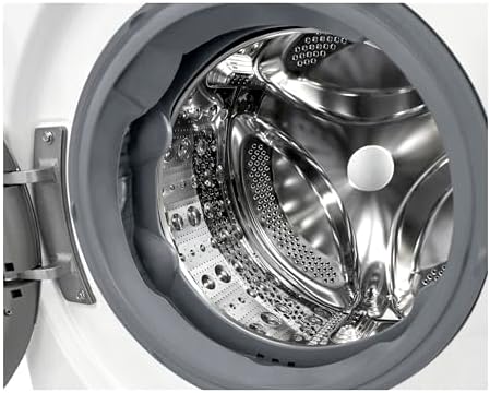 LG F4WV7080, Klasse A, Voorlader Wasmachine 8 kg, 1400 tpm, AI Direct Drive, Wi-Fi, Dieptereiniging met Stoom, Grote Capaciteit, TRIPLE A, Veiligheidsglas Buitendeur, 62 x 60 x 85 cm ꟷ Wit