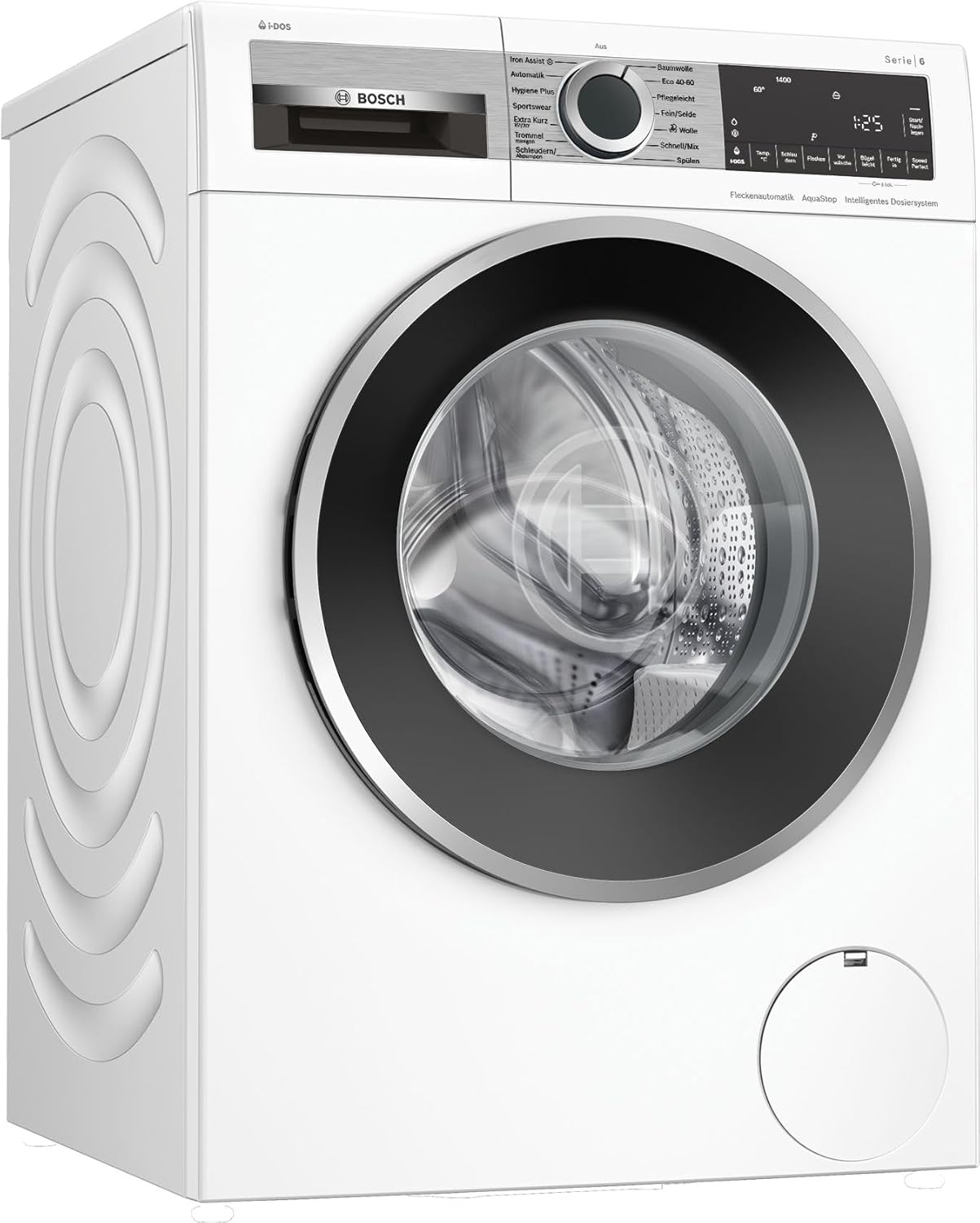 BOSCH WAN28127 Wasmachine Serie 4, voorlader met 8kg inhoud, 1400 tpm, Iron Assist, Active Water Plus, EcoSilence Drive, Speed Perfect, Wit, 60cm