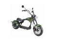 Mangosteen M1P Elektrische Chopper in matgroen – 2000W borstelloze motor, 60 km/u topsnelheid