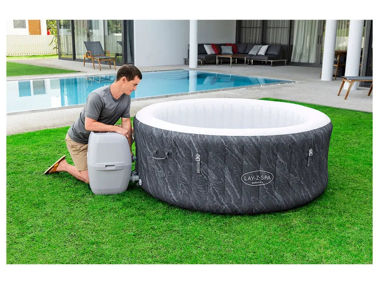 LAY-Z-SPA WLAN-whirlpool Boracay AirJet Ø 180 x 66 cm, rond