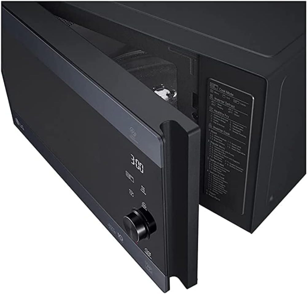 LG MS2595CIS magnetron met Smart Inverter-technologie, 25 liter inhoud, 1000 W, automatische programma's, instelbare vermogensniveaus en EasyClean-functie, zilver