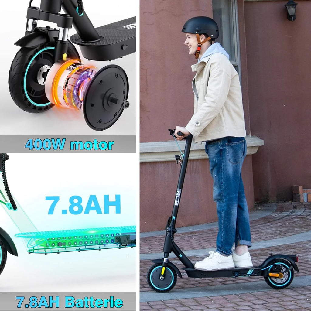 RCB EV85F ABE E-scooter | 400W motor, 36V accu