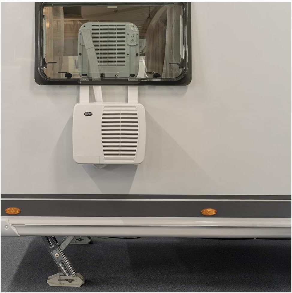 EUROM Split-airconditioning AC2401 voor caravan, camper, camping, boot, bus, camper, caravan, stacaravan | Mobiele airconditioning met 2400 BTU | Verbeterd model ten opzichte van de legendarische AC2400-airconditioning