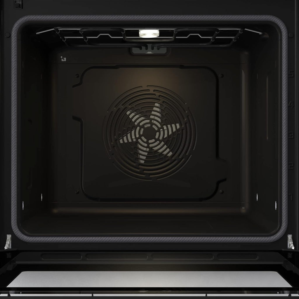 Gorenje 738971 Inbouw Ovenset OptiBake Black Steam Pyro Set / 77L / Hetelucht/Pyrolyse/ExtraSteam/GentleClose/AirFry/Pizzamode 300°C/PerfectGrill/Inductiekookplaat met BridgeZone/zwart