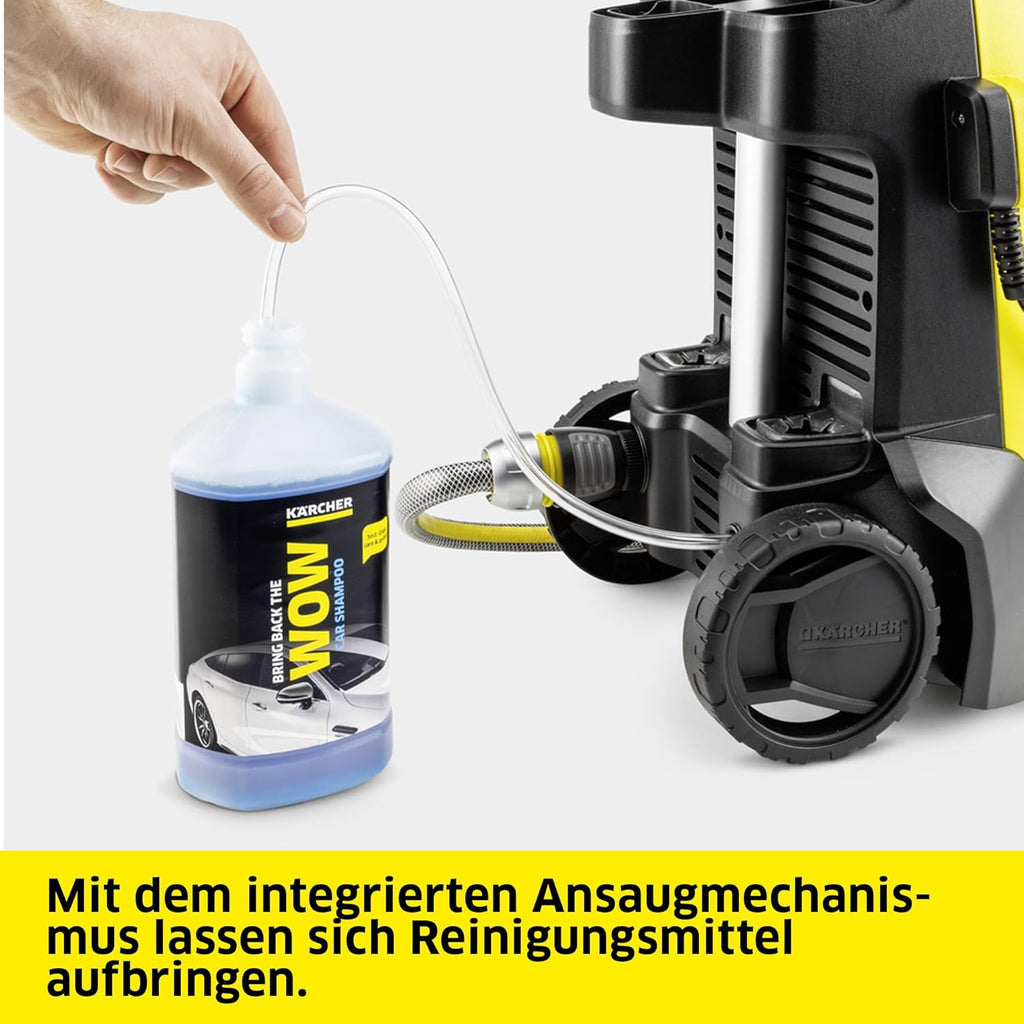 Kärcher hogedrukreiniger K 4 Power Control Flex Home, druk: max. 130 bar, wateropbrengst: 420 l/u, oppervlakteprestatie: 30 m²/u, waterfilter, gewicht: 11,5 kg, hogedrukpistool, vuilfrees, spuitlans, Home Kit