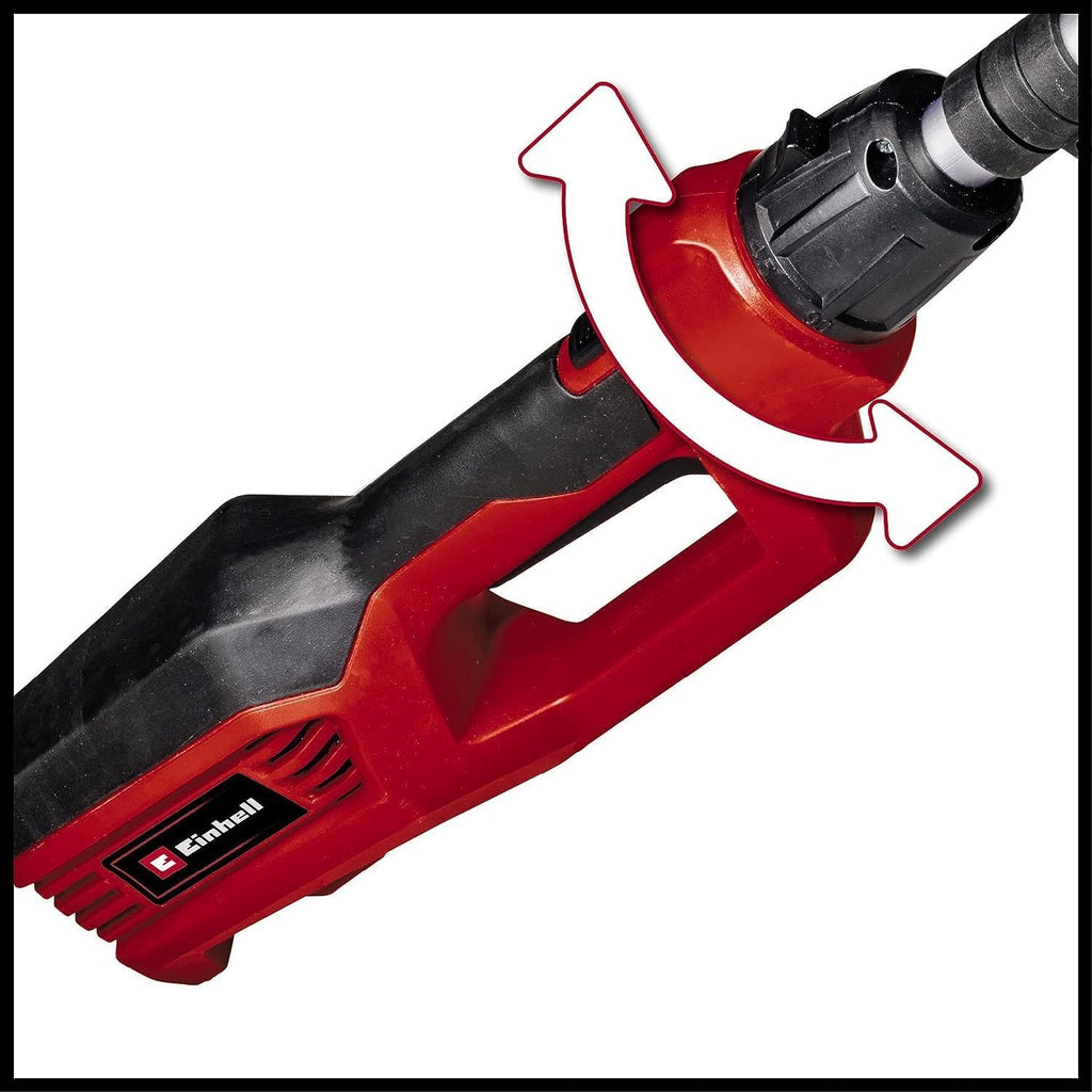 Einhell elektrische stokheggenschaar/-zaag GC-HC 90/2046 T (900 W, 41,2 cm snijlengte heggenschaar, 18 cm snijlengte kettingzaag, tot 2,60 m steel)