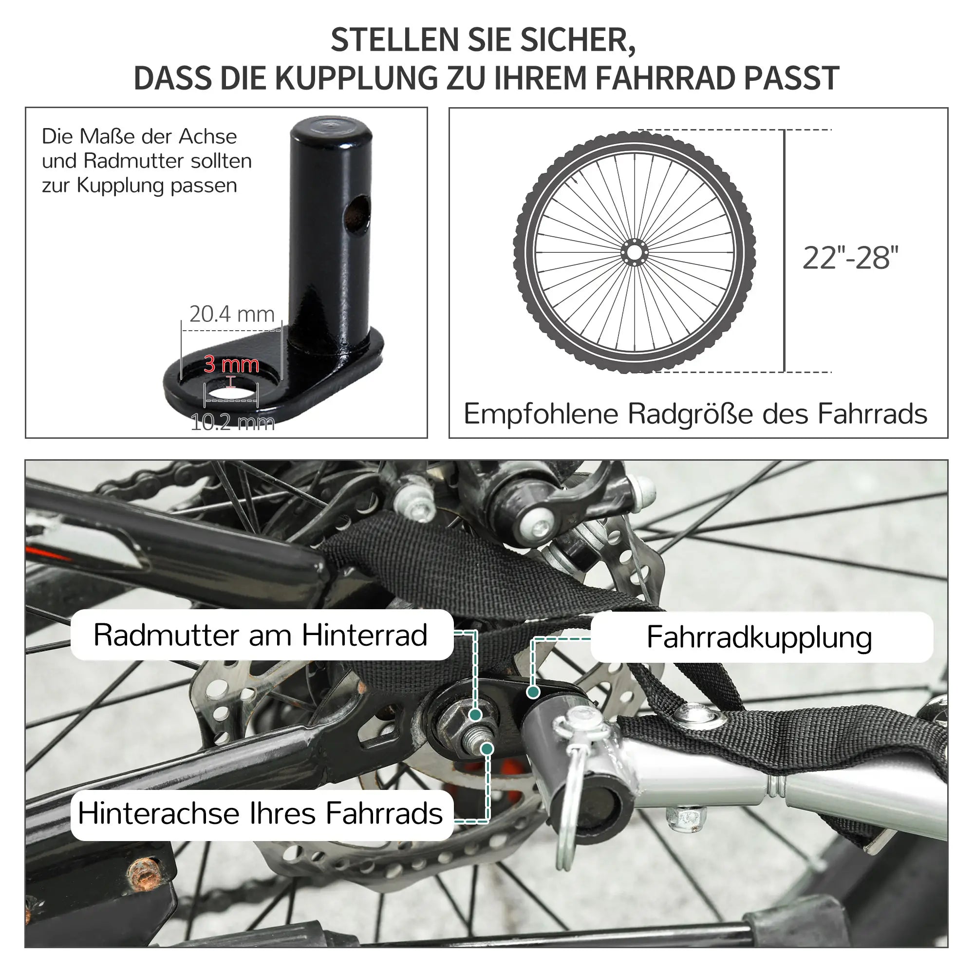 HOMCOM fietsaanhanger bagagewagen opvouwbaar grote transportbox