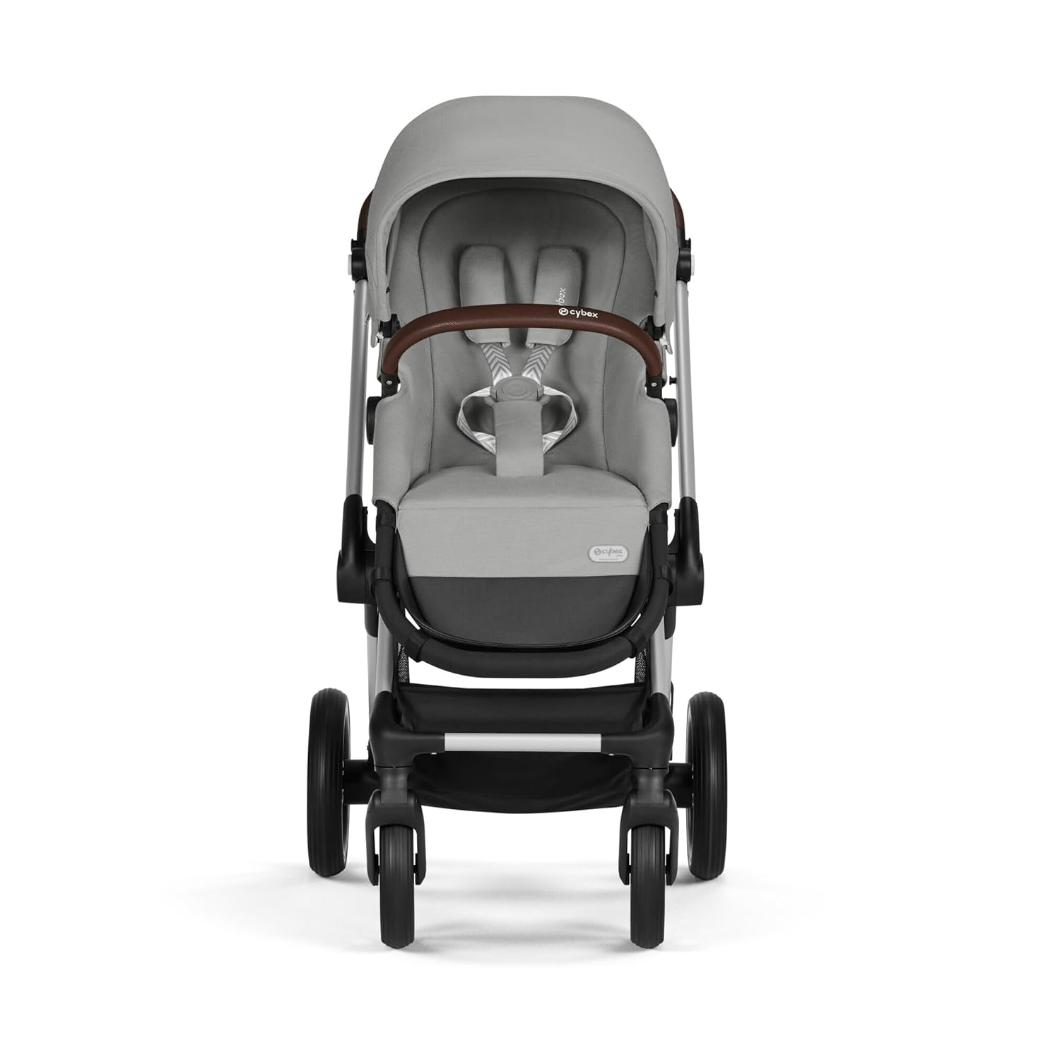 CYBEX Gold Kinderwagen EOS Lux 2-in-1 met Aton B2 i-Size autostoel en autostoeladapters, reissysteem, vanaf de geboorte tot 22 kg (ca. 4 jaar), Moon Black (Zwart)