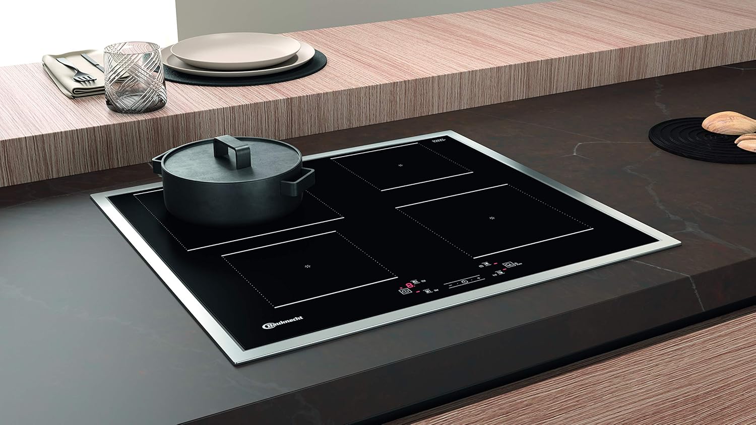 Bauknecht Inductiekookplaat BQ 2760S FT / Booster/ Touch Control /Sudderfunctie / Restwarmte-indicator/ Vlakke RVS-rand