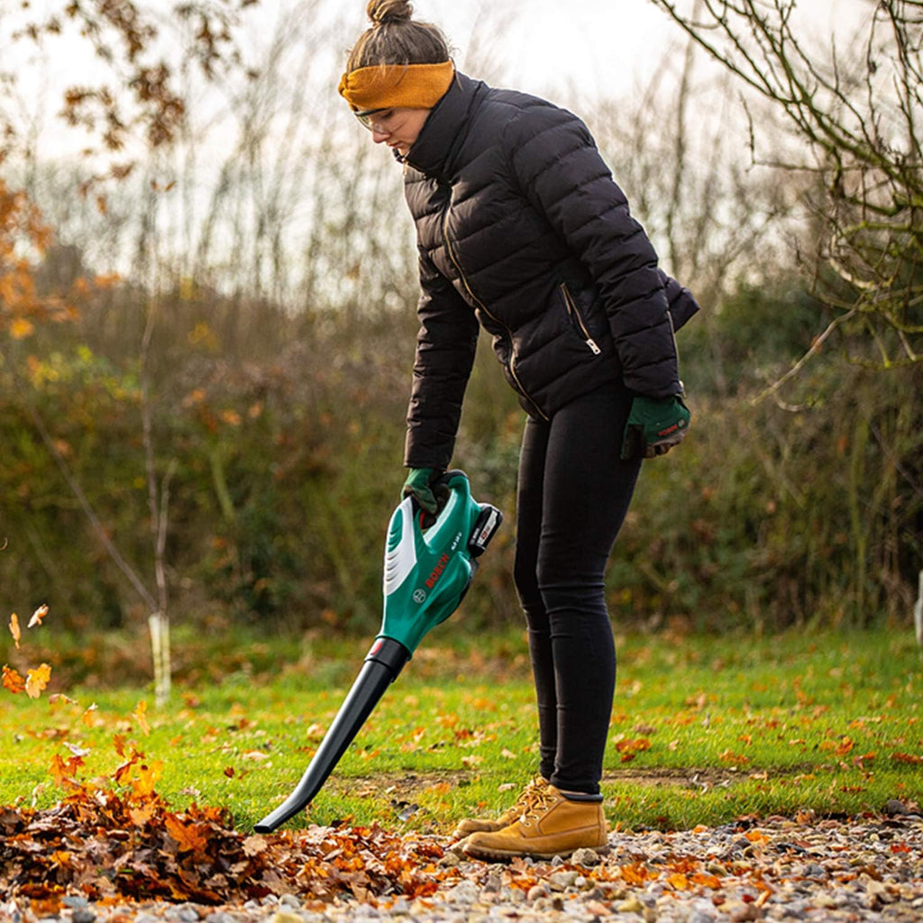 Bosch Home and Garden Accu Bladblazer ALB 18 LI (1 Accu, Max. Blaassnelheid 210 km/u, in Kartonnen Doos) Groen, Zwart