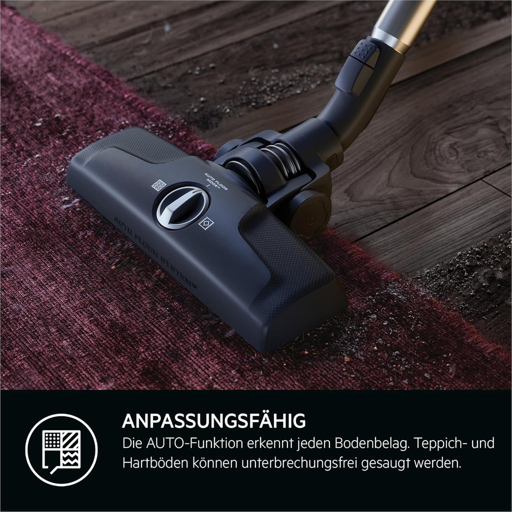 AEG CLEAN 6000 AB61C2DB stofzuiger met zak / hoge zuigkracht / incl. meubelmondstuk / 50% gerecycled plastic / ideaal voor huisdiereigenaren / reiniging van bekleding / 12 m snoer / 750 W / Blauw