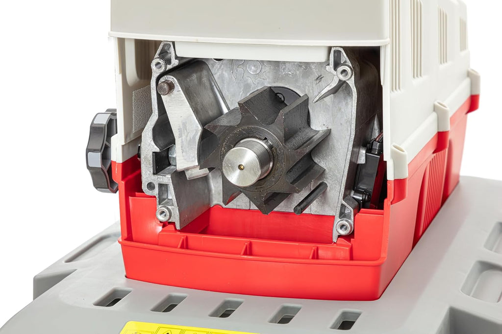 IKRA 81002880 elektrische tuinhakselaar rolhakselaar ILH 3000 A, stil, robuust, onderhoudsarm, sterk 3.000 watt, takdikte tot 44 mm, 230 V