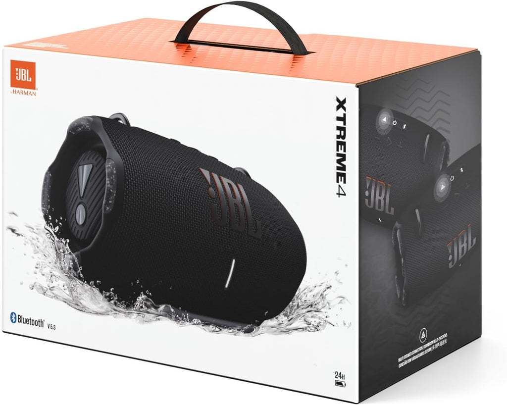 JBL Xtreme 4 Muziekbox in Camouflage – Draagbare Bluetooth-speaker met diepe bas, AI Sound Boost en geïntegreerde powerbank – Water- en stofbestendig – 24 uur afspeeltijd