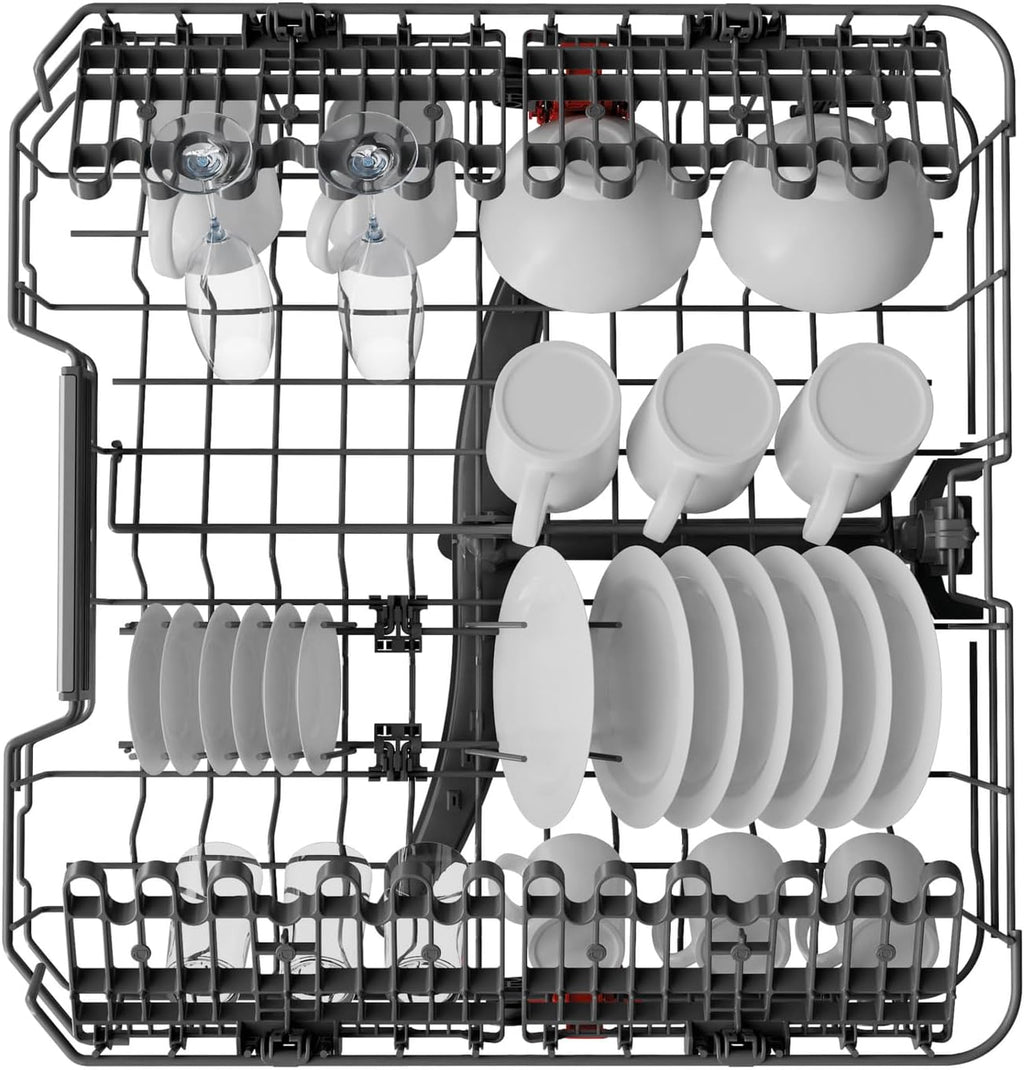 Bauknecht BUO 3O41 PLT X onderbouw vaatwasser 60 cm /14 couverts /10 standaardprogramma's en 1 sensorprogramma/PowerClean/ActiveDry/besteklade/volledige waterbeveiliging