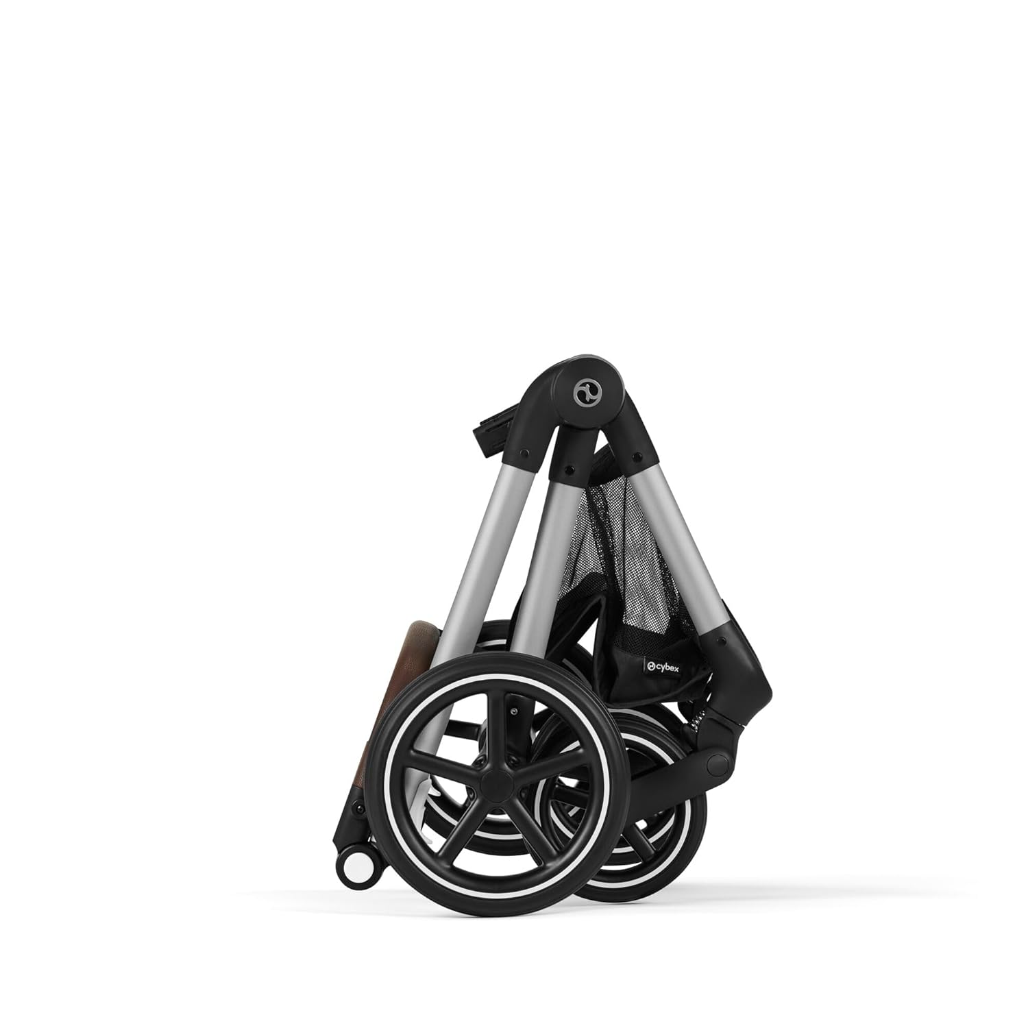 CYBEX Gold Kinderwagen EOS Lux 2-in-1 met Aton B2 i-Size autostoel en autostoeladapters, reissysteem, vanaf de geboorte tot 22 kg (ca. 4 jaar), Moon Black (Zwart)
