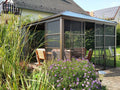 SOJAG Canada Paviljoen "Castel", van aluminium, incl. zonnedoek en insectenhor, brons