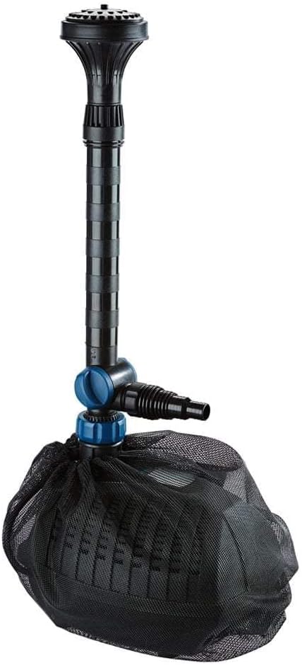 OASE 51096 Filter- en beeklooppomp AquaMax Eco Classic 5500, 5300 l/u pompcapaciteit, energiebesparende beeklooppomp, vijverpomp, filter, pomp, beekloop, donkergrijs