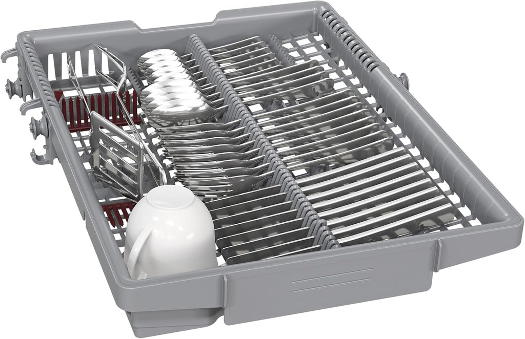 NEFF S157YCX03E, N 70, Smarter Geschirrspüler Vollintegriert, 60 cm, Besteckschublade, Made in Germany, Zeolith-Trocknung, besonders leise Spülmaschine, höhenverstellbarer Oberkorb, starker Sprühdruck