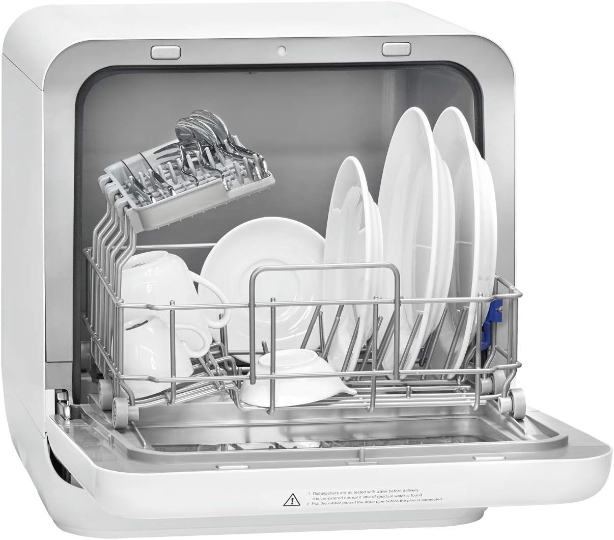 Bomann® tafelvaatwasser met 5L watertank | te gebruiken zonder wateraansluiting | mini vaatwasser | 5 programma's | mini vaatwasser 1-24 uur startuitstel | kleine vaatwasser tafelvaatwasser TSG 5701