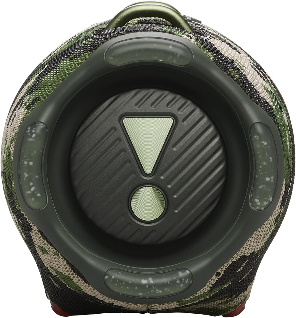 JBL Xtreme 4 Muziekbox in Camouflage – Draagbare Bluetooth-speaker met diepe bas, AI Sound Boost en geïntegreerde powerbank – Water- en stofbestendig – 24 uur afspeeltijd