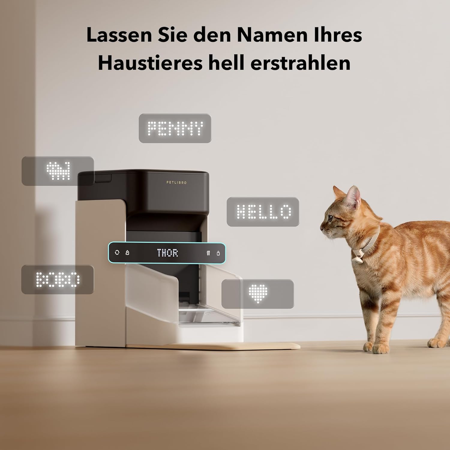 PETLIBRO RFID voerautomaat voor katten, 5G Wi-Fi automatische huisdiervoederdispenser, kattenvoerautomaat met sensor voor halsbandtag, automatische kattenvoederdispenser met app, 1-10 maaltijden, 3L