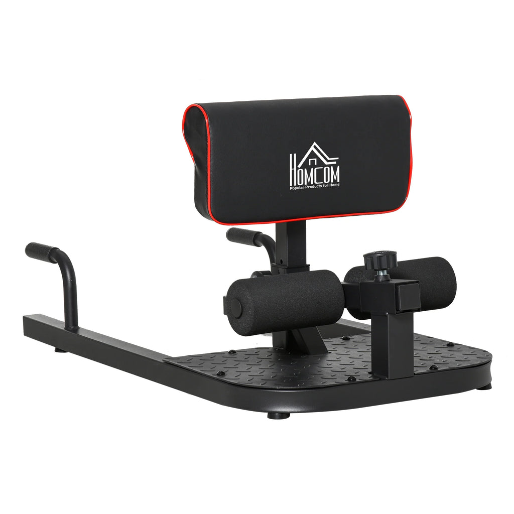 HOMCOM Sissy Squat Kniebuigtrainer 3-in-1 in hoogte verstelbaar