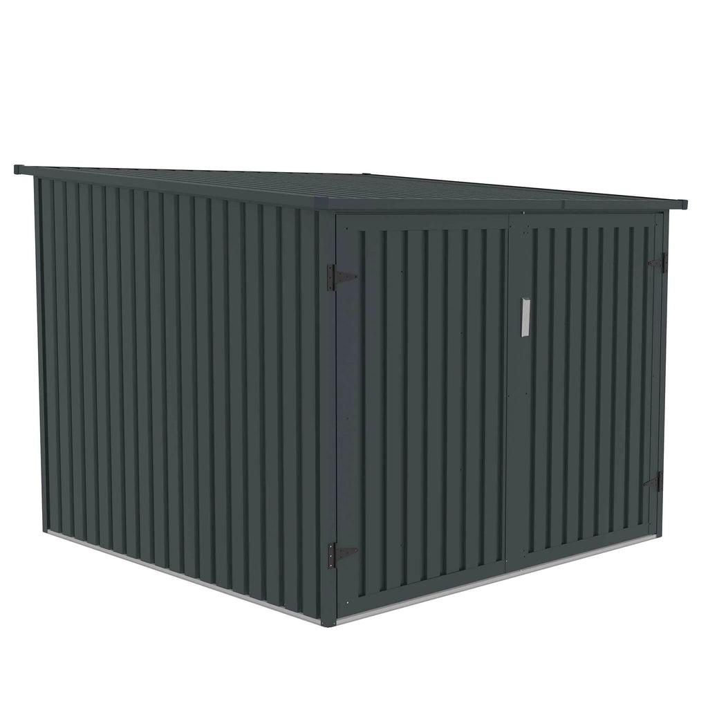 Fornorth Fietsenstalling voor vier fietsen 203 x 198 x 157 cm, Donkergrijs