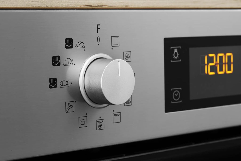 Bauknecht BAKO 566 IND Oven-Kookplaat combinatie/Inductiekookplaat (60 cm)/Hete lucht/Gentle Steam/Maxi Cooking/My Menue/Kookzones met Booster-functie/Ovenuittrek op 2 niveaus, RVS