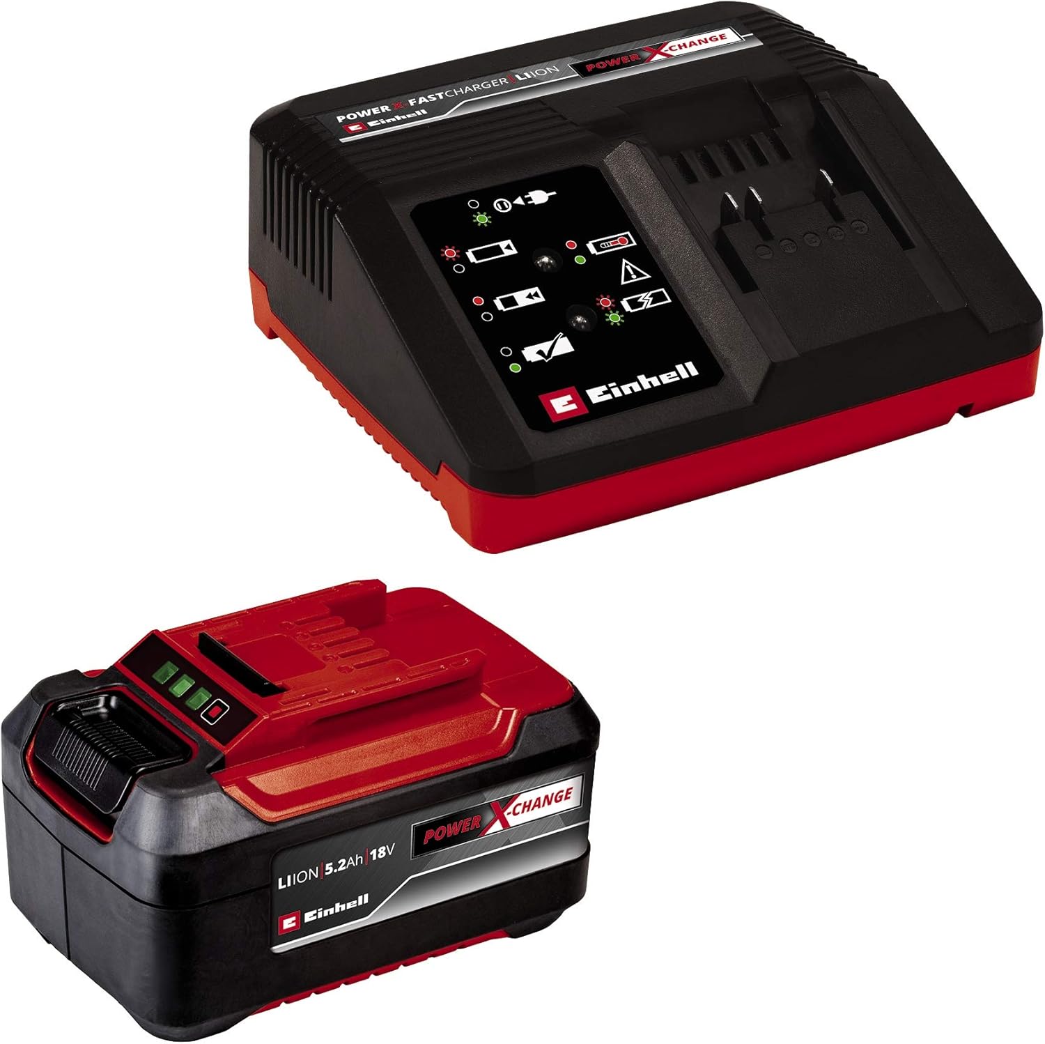 Einhell Accu-grasmaaier GE-CM 18/33 Li Kit Power X-Change (18 V, 33 cm maaibreedte, tot 200 m², borstelloos, 30L opvangzak, 25-65 mm maaihoogte, incl. 4,0 Ah accu + oplader)