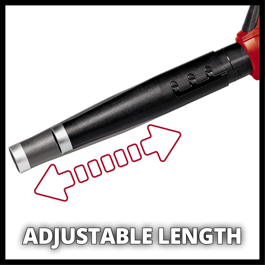 Einhell Professional Accu-bladblazer GP-LB 36/210 Li E-Solo Power X-Change (Lithium-Ion, blaasvermogen van 816 m³/u, turboschakelaar, 3-traps + afneembare buis, zonder accu en oplader)