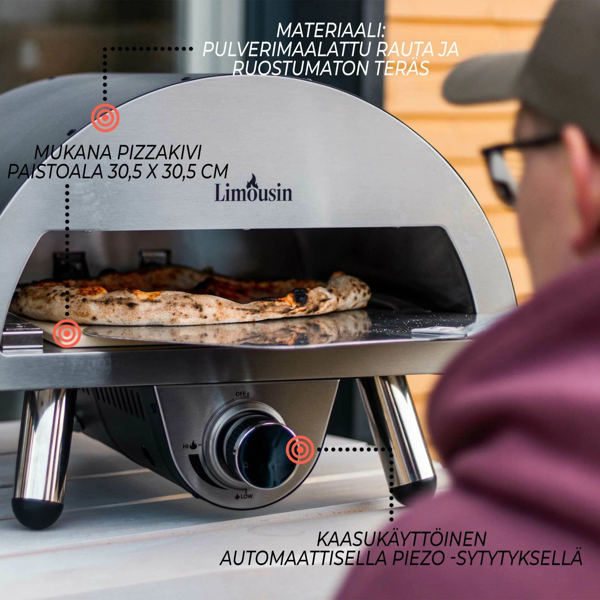 Limousin Pizzaoven Premium 12