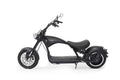 Mangosteen M1P elektrische chopper in matzwart – 2000W borstelloze motor, 60 km/u topsnelheid