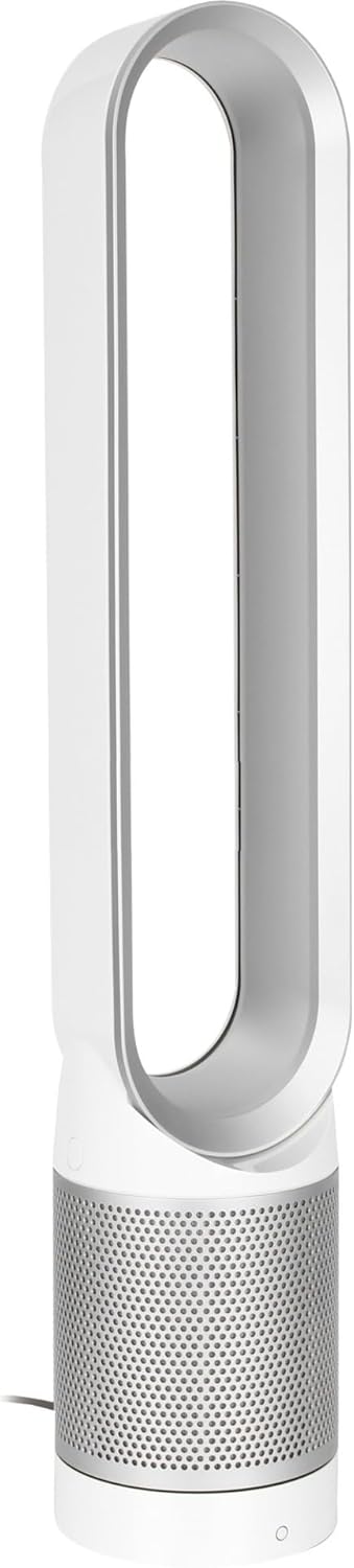 Dyson TP00 Pure Cool 2-in-1 Antraciet/zilver, stille ventilator & luchtreiniger, geschikt voor slaapkamer, mensen met allergieën, rookruimtes, luchtfiltert 99,5% van stof, pollen, geurtjes, incl. JUNG reinigingsdoekjes