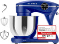 KLAMER Keukenmachine 1800W, Kneedmachine met 6 Liter RVS Kom, 10 Snelheidsstanden met Timer, Klopper, Deeghaak, Garde en Spatdeksel