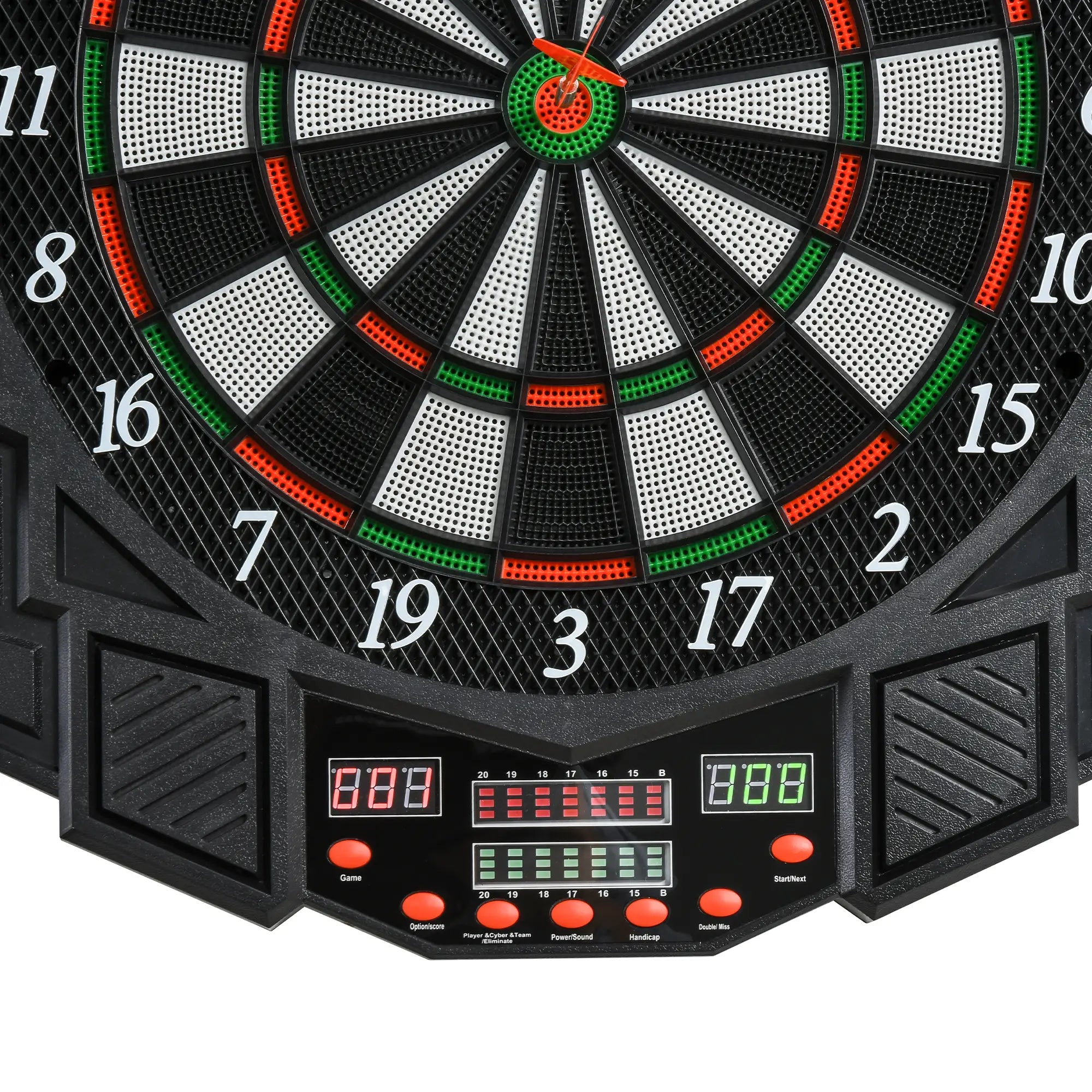 HOMCOM elektronisch dartbord 27 spellen 8 spelers
