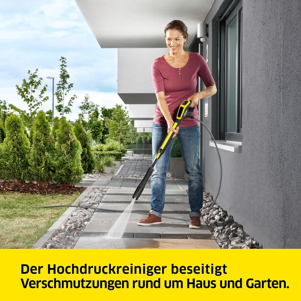 Kärcher hogedrukreiniger K 4 Power Control Flex Home, druk: max. 130 bar, wateropbrengst: 420 l/u, oppervlakteprestatie: 30 m²/u, waterfilter, gewicht: 11,5 kg, hogedrukpistool, vuilfrees, spuitlans, Home Kit
