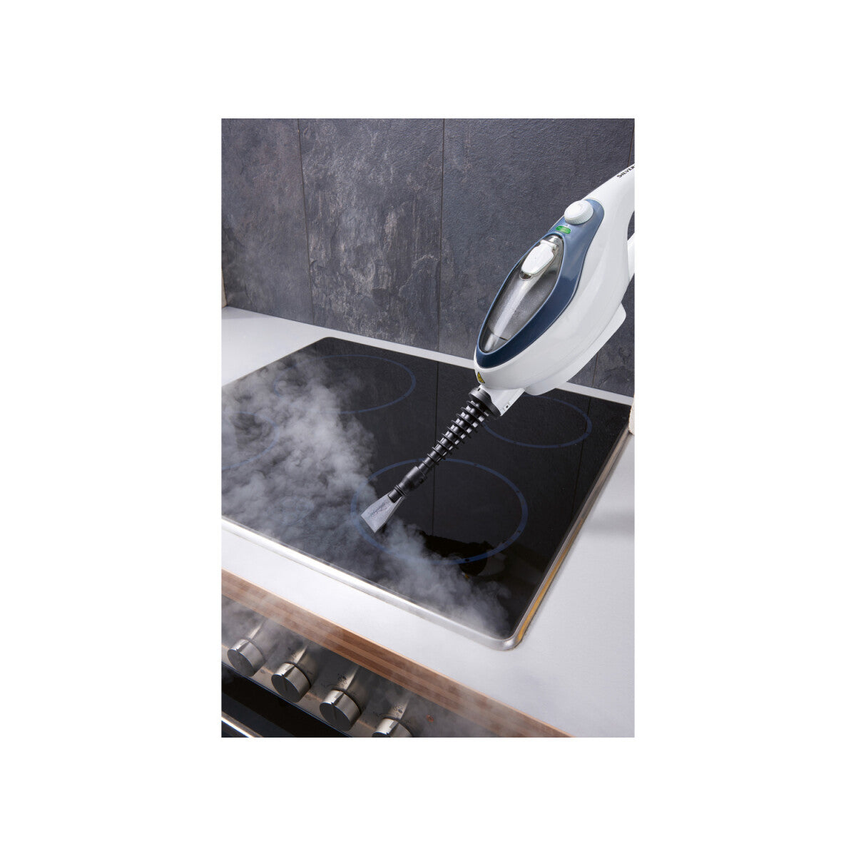 SILVERCREST® Stoommop en handstoomreiniger »SDM 1500 D4«, wit - B-keus, zo goed als nieuw