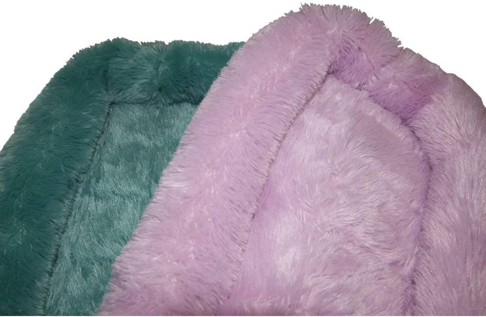 No-Zip NV Huisdierbuggy voor Katten/Honden, Ritssluitingvrije Toegang, Eenvoudig Opvouwbaar met Eén Hand, met Gel Gevulde Banden, Pluche Kussen + Weerbescherming Inbegrepen, 3 Kleuren