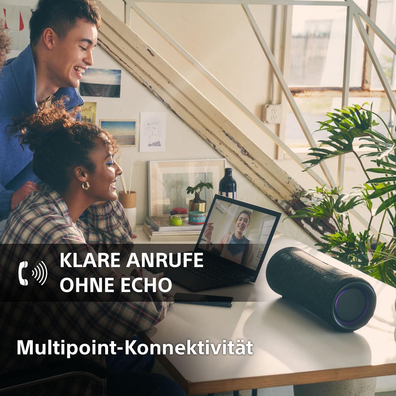 Sony SRS-XG300 - Draagbare draadloze bluetooth-speaker met krachtig feestgeluid en verlichting - waterdicht, 25 uur batterijduur, smartphone en snellaadfunctie - Zwart