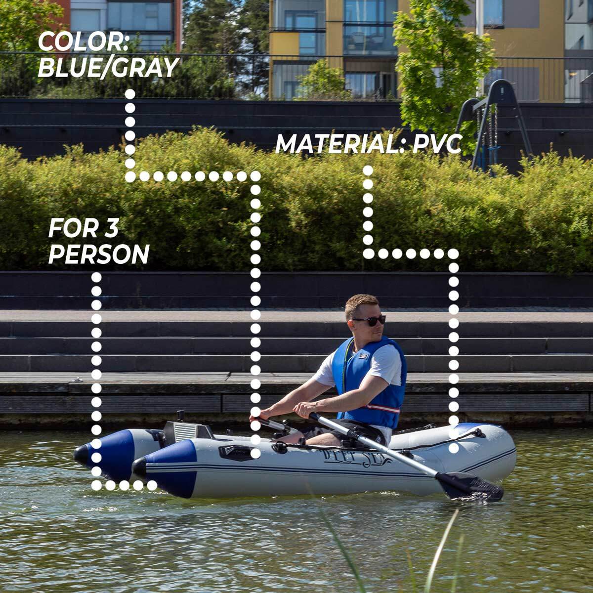 Deep Sea Opblaasboot Pro, 2 personen