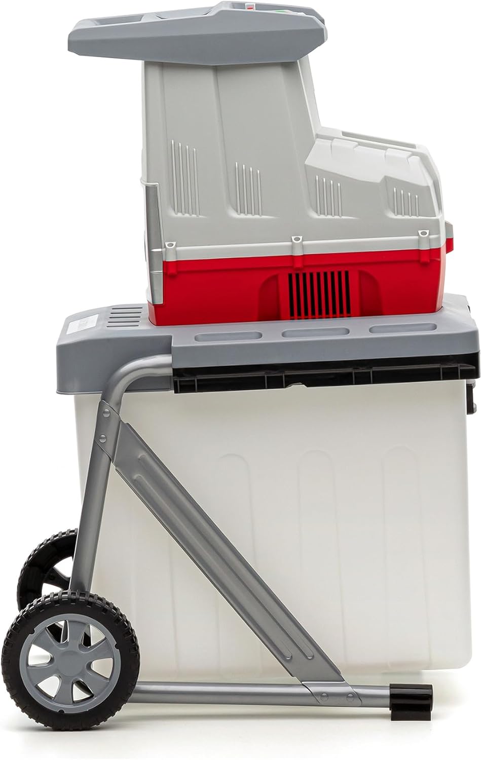 IKRA 81002880 elektrische tuinhakselaar rolhakselaar ILH 3000 A, stil, robuust, onderhoudsarm, sterk 3.000 watt, takdikte tot 44 mm, 230 V