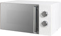 Russell Hobbs Honeycomb RHMM715G 17 liter 700 W grijs solo handmatige magnetron met 5 standen, geïntegreerde timer en ontdooifunctie