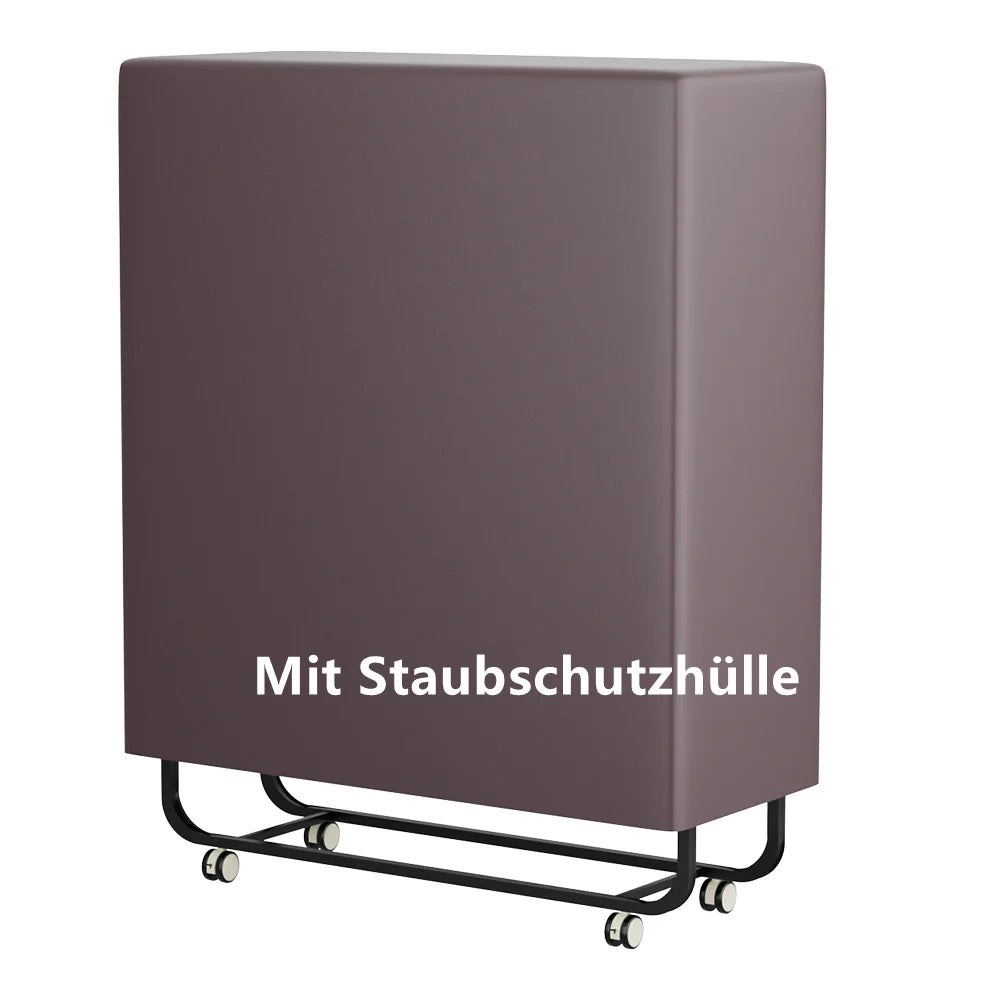 Sonnewelt Klappbett 90x200cm mit 13cm Dicke und Rollen