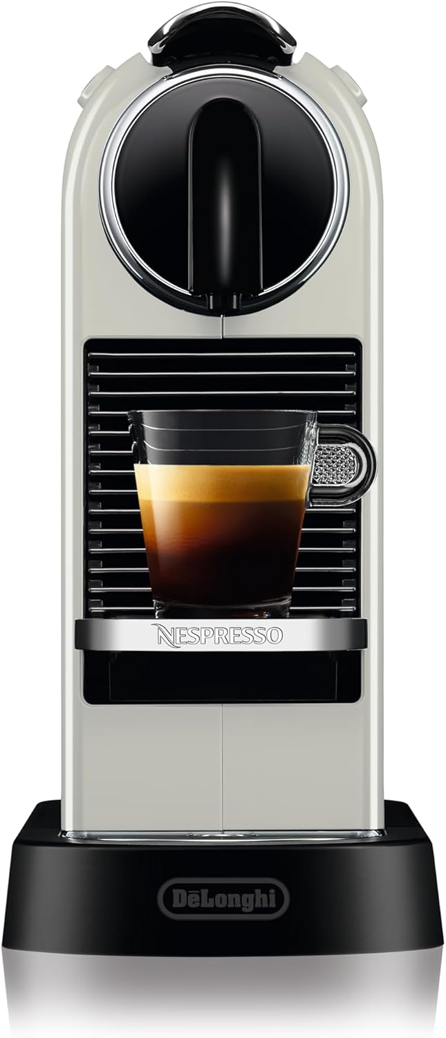 Nespresso De'Longhi EN267.BAE Citiz koffiezetapparaat met melkopschuimer, energiebesparende functie, 1710W, 1 liter, 37.2 x 21.8 x 27.7 cm, zwart